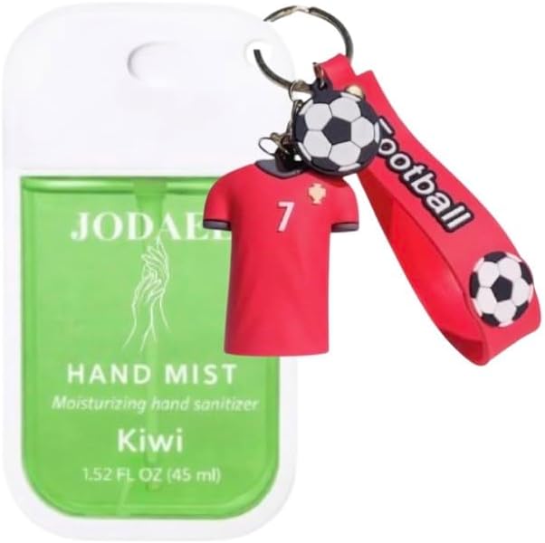 Kids Alcohol-Free Hand Sanitizer Spray with Keychain – 45ml Travel Bottle
