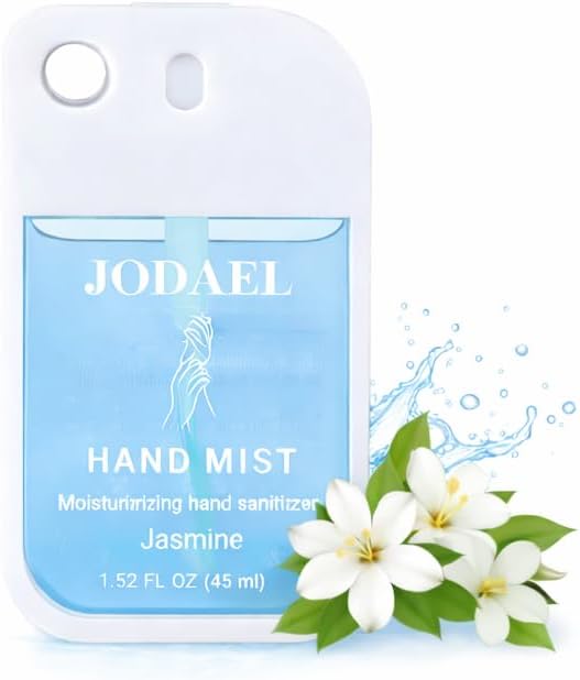 Jasmine Hydrating Hand Sanitizer Spray – Travel Size with Keychain Hole