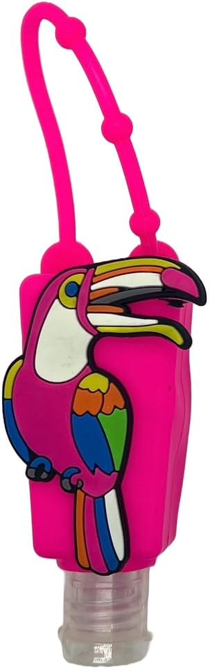 30ml Kids Refillable Hand Sanitizer Bottle with Silicone Cover – Travel Clip-On