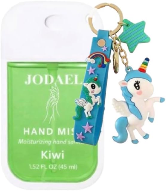Kids Alcohol-Free Hand Sanitizer Spray with Keychain – 45ml Travel Bottle