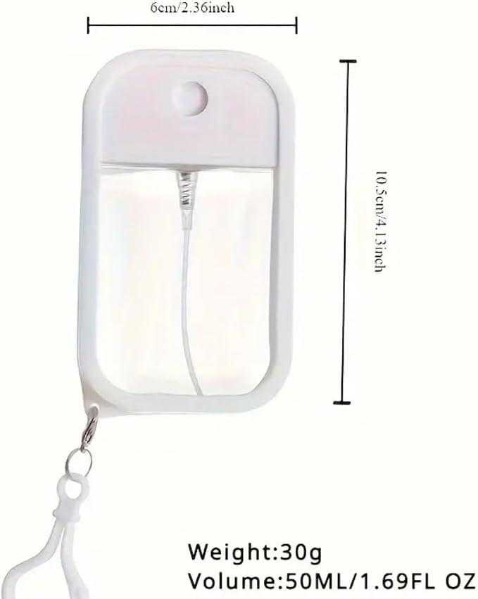 50ml Empty Fine Mist Spray Bottle – Refillable Travel Container