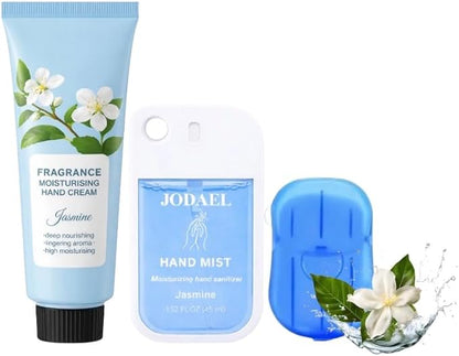 Portable Hygiene & Personal Care Travel Kit – Cherry Blossom (3-in-1 Set)