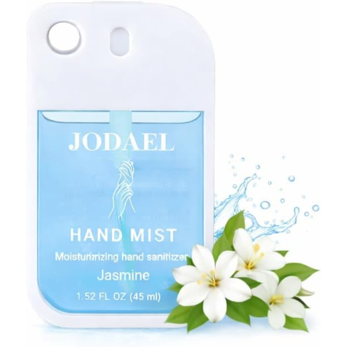 Jasmine Hydrating Hand Sanitizer Spray – Travel Size with Keychain Hole