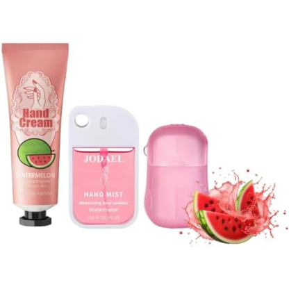 Portable Hygiene & Personal Care Travel Kit – Cherry Blossom (3-in-1 Set)