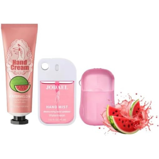 Portable Hygiene & Personal Care Travel Kit – Cherry Blossom (3-in-1 Set)